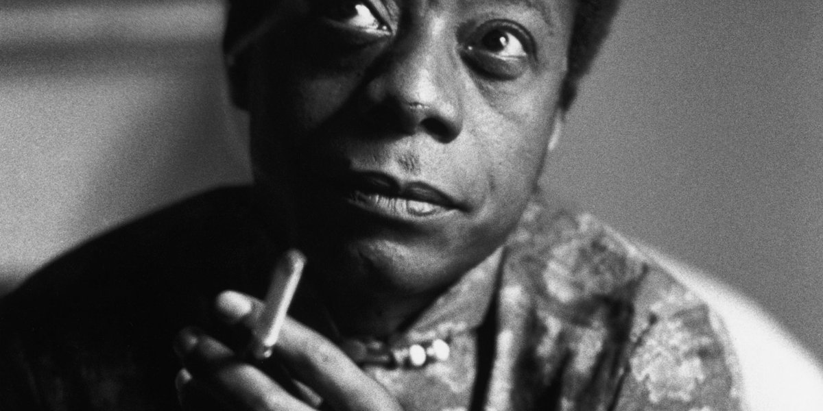 The American writer James Baldwin in his residence. Neuilly, France, Tuesday, 21 July 1970.