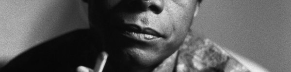 The American writer James Baldwin in his residence. Neuilly, France, Tuesday, 21 July 1970.